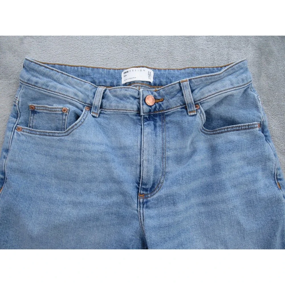 ASOS Design Slim Fit Jeans Men's 32x32 (Actual 28x29.5) Light Wash Blue 5-Pocket
